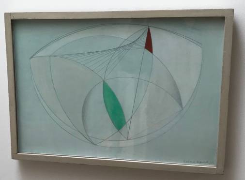 Barbara Hepworth: Curved Forms with Green (1943)